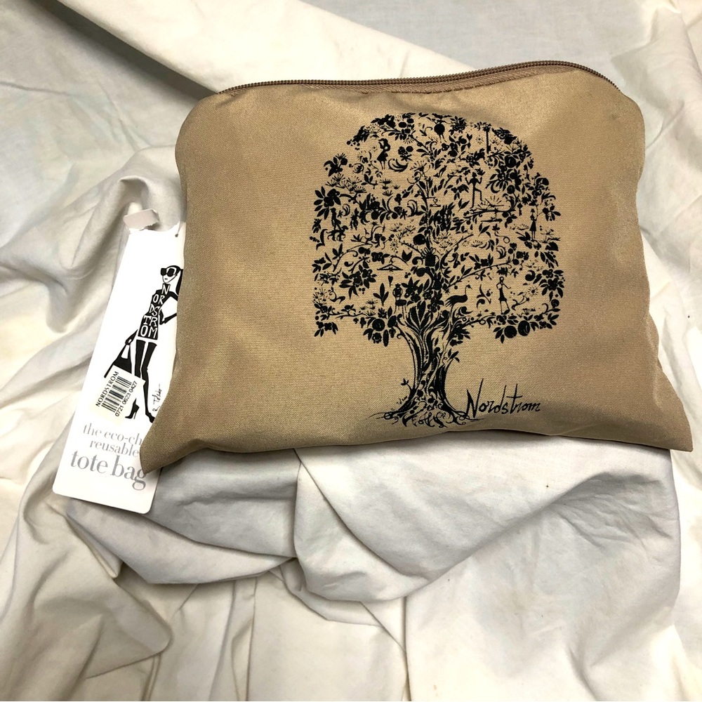 Nordstrom Eco-Chic Tote Bag - Silver Mink - RARE